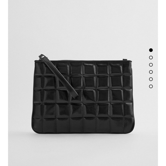 Zara Handbags - Zara quilted clutch
